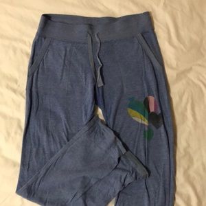 VS PINK blue cotton pants